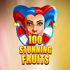 Logo of 100 Stunning Fruits from SYNOT Games at Broidi Casino