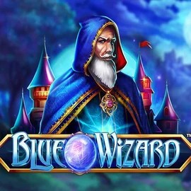 Blue Wizard slot logo by Quickspin at Broidi CasinoBlue Wizard