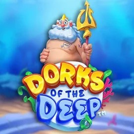 Dorks of the Deep slot logo by Hacksaw Gaming at Broidi CasinoDorks of the Deep