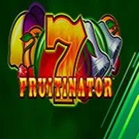 Logo of Fruitinator Jackpot King from Blueprint Gaming at Broidi Casino