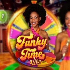 Funky Time logo by Evolution Broidi Casino