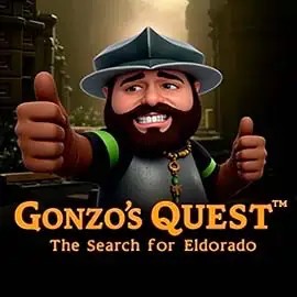 Logo of Gonzo's Quest from NetEnt at Broidi Casino