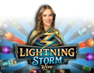 Lightning Storm logo by Evolution Broidi Casino