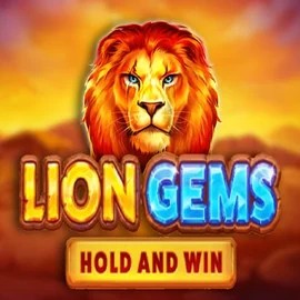 Lion Gems Hold and Win slot logo by Playson at Broidi CasinoLion Gems Hold and Win