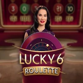 Lucky 6 Roulette online game logo by Pragmatic Play on broidicasino.fi