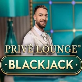 Privé Lounge Blackjack slot logo by Pragmatic Play at Broidi Casino