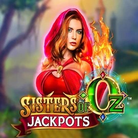Sisters Of Oz Jackpots logo by Triple Edge Studios at Broidi CasinoSisters Of Oz Jackpots