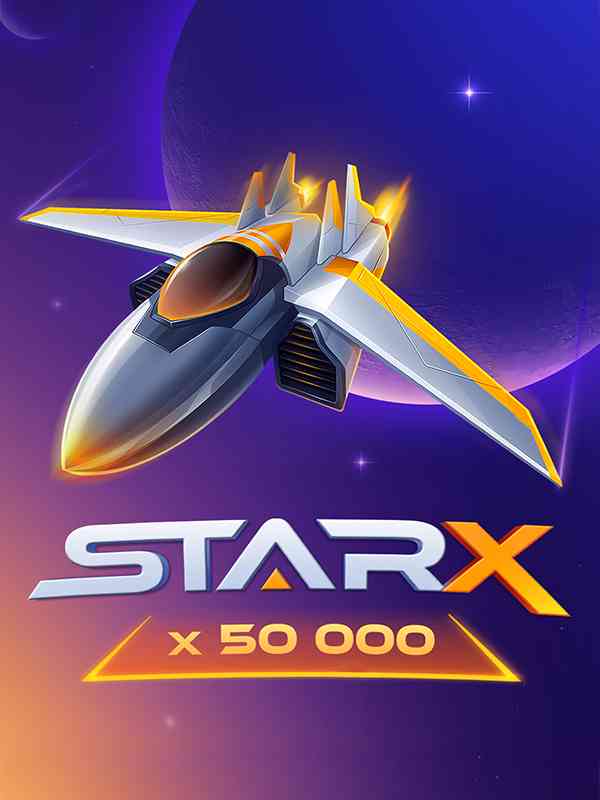 Logo of StarX from 100HP Gaming at Broidi Casino