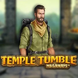 Temple Tumble Megaways slot logo by Relax Gaming at Broidi CasinoTemple Tumble Megaways