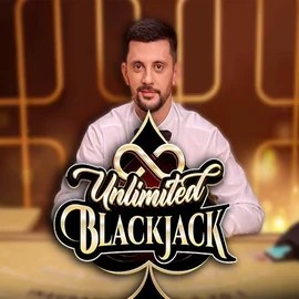 Unlimited Blackjack slot icon by Ezugi, available at Broidi Casino